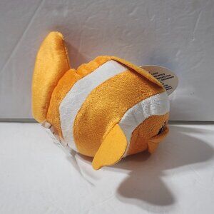 Fuzzy Friends Greenbrier Orange and White‎ Fish Sewn Eyes Plush 6" New